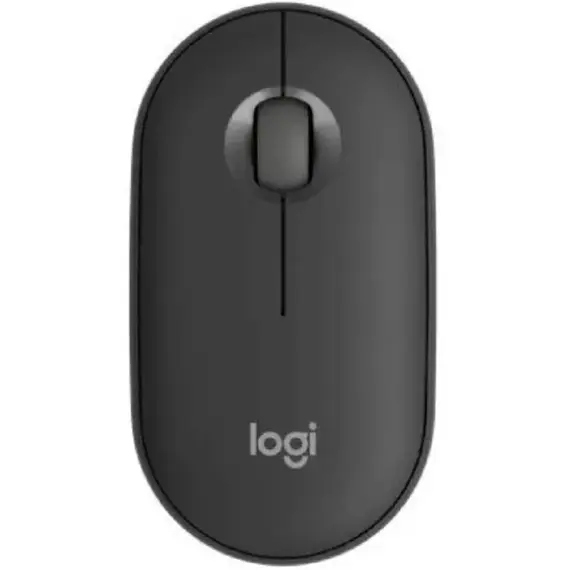 მაუსი LOGITECH Pebble Mouse 2 M350s - TONAL GRAPHITE - BT - EMEA-808 - DONGLELESS