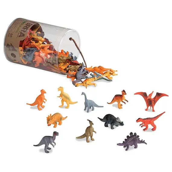 დინოზავრთა სამყაროს სათამაშო ნაკრები Terra DINOSAURS IN TUBE