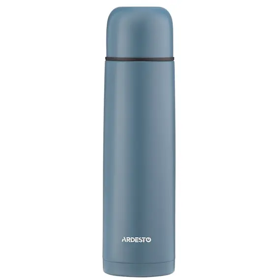 თერმოსი Ardesto Vacuum flask Bright City, 1000ml, stainless steel, dark blue