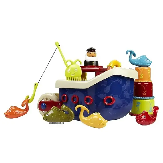 აბაზანის სათამაშო ნაკრები Btoys FISH N SPLISH, BATH BOAT