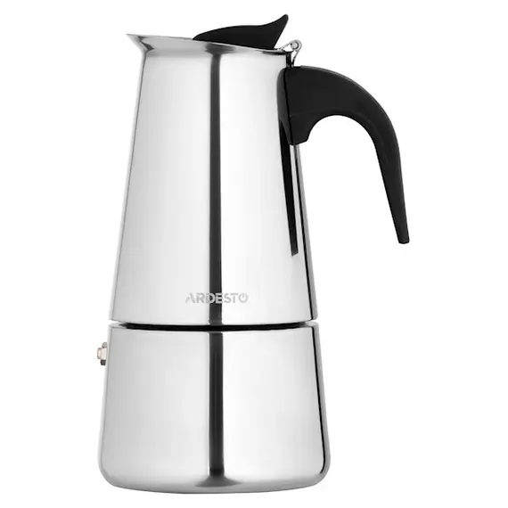 ყავის მადუღარა Ardesto Coffee Maker Gemini Apulia, 0.2l, 4 cups, stainless steel