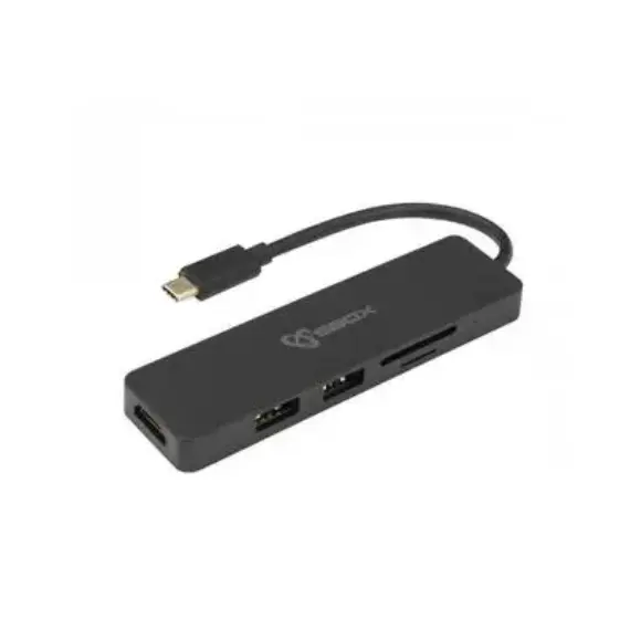 ადაპტერი ADAPTER SBOX USB TYPE-C->HDMI/USB-3.0/SD+TF - 5u1 - TCA-51