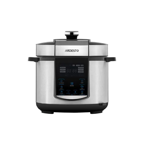 მულტისახარში Ardesto pressure cooker, 900W, bowl-5l, electronic control, recipes book, iron/plastic, silver