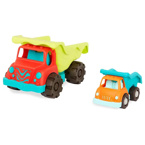 სათამაშო ტრაქტორები Btoys 20" DUMP TRUCK AND SMALLER TRUCK