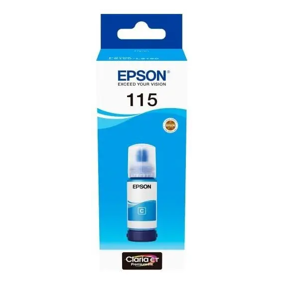 კარტრიჯის მელანი Epson EcoTank 115 I/C (b) L8160/L8180 Cyan INK Bottle