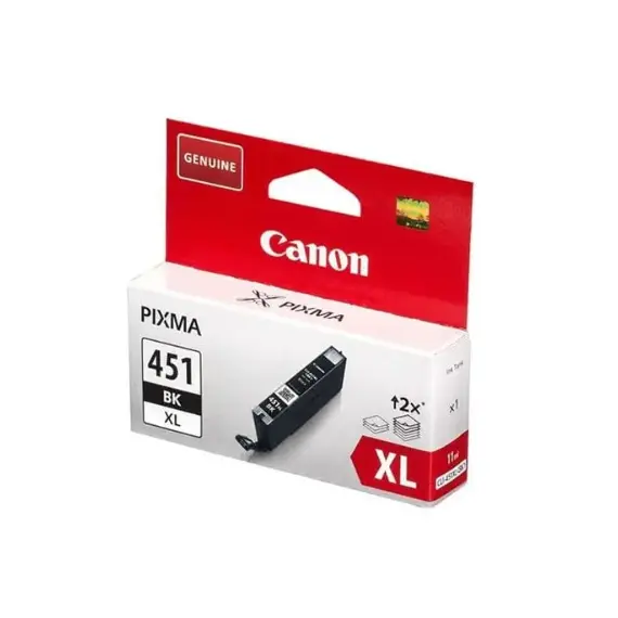 კარტრიჯი Canon CLI-451XL BK Black for PIXMA IP7240, iP8740, iX6840, MG5440, MG5540, MG5640, MG6340, MG6440, MG6640, MG7140, MG7540, MX924 ( 450 Pages)