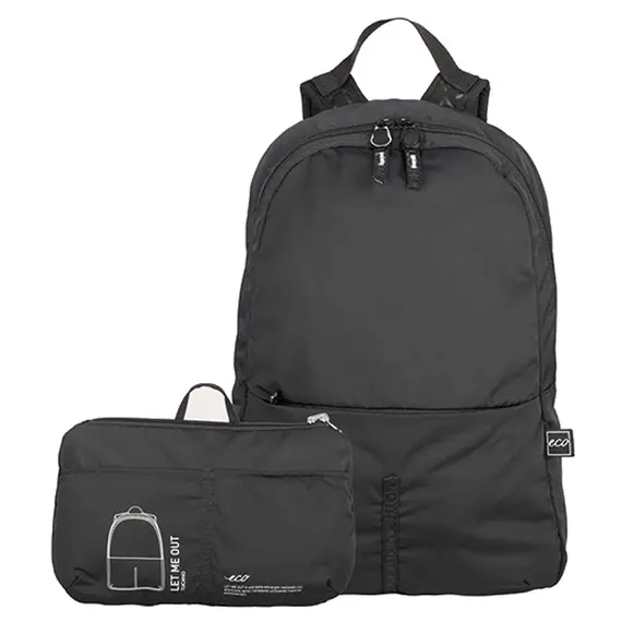 ნოუთბუქის ჩანთა Tucano LET ME OUT BACKPACK FOLDABLE, BLACK