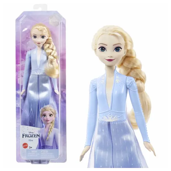 სათამაშო თოჯინა Mattel Frozen Fashion Dolls Core - Elsa 2 Travel Look