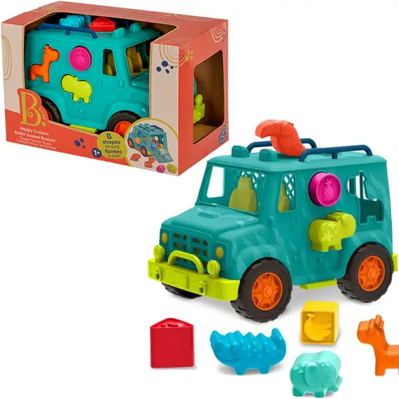 განსავითარებელი სათამაშო მანქანა Btoys B. SHAPE SORTER TRUCK