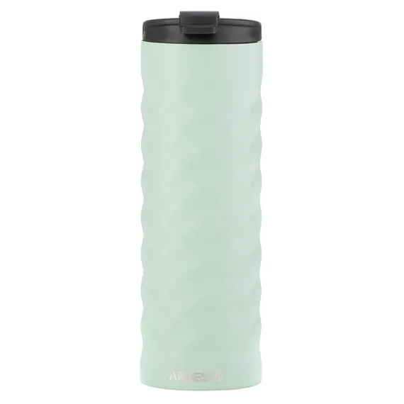 თერმოსი Ardesto Travel mug Bright City 400 ml, stainless steel, green