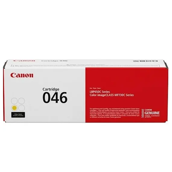 კარტრიჯი CANON CRG-046 Y, LASER CARTRIDGE, 2300P, YELLOW
