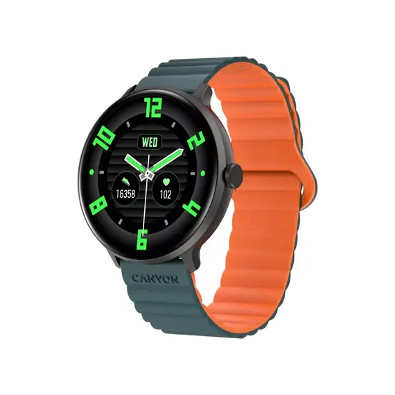 სმარტ საათი Canyon Jacky SW-69 Green Orange (CNS-SW69BG)