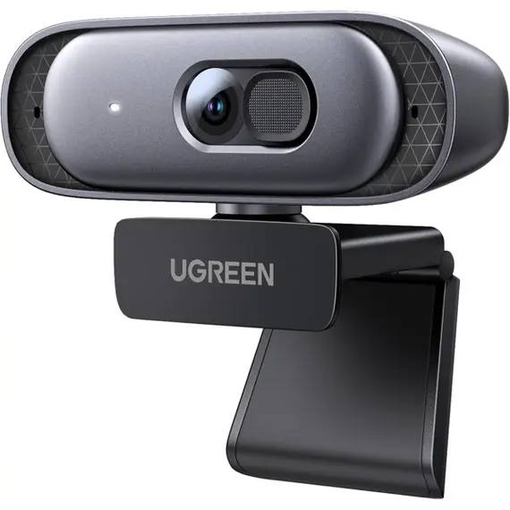 ვებკამერა UGREEN CM778 (35626), 2K, Built-in Microphone, Webcam, Black