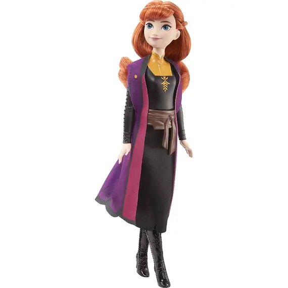 სათამაშო თოჯინა Mattel Frozen Fashion Dolls Core - Anna 2 Travel Look