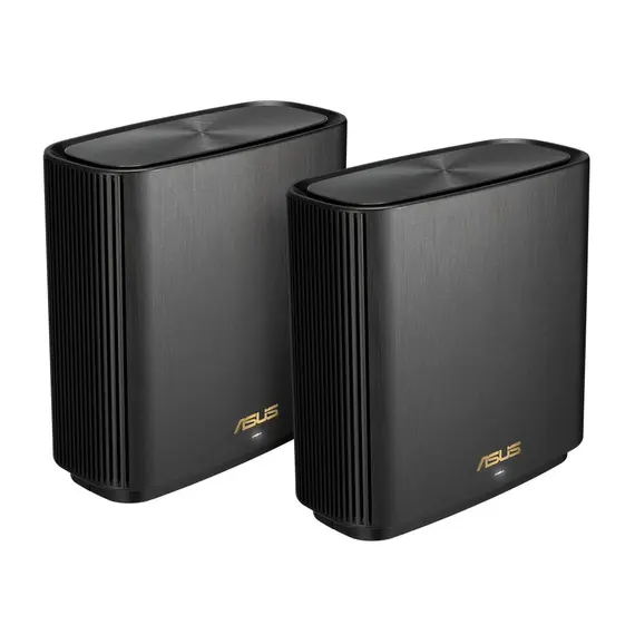 Wi-Fi როუტერი ASUS ZenWiFi XT9 (2 Pack) Black Whole-Home Tri-Band WiFi 6, 5700 Sq. Ft. 7800Mbps Mesh System