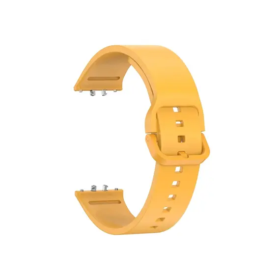 სმარტ საათის სამაჯური For Samsung Galaxy Fit3 Watch Band Soft Silicone Strap Replacement - Yellow