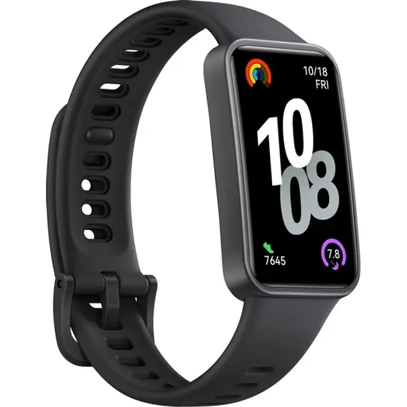სმარტ საათი HUAWEI Band 10 Black Fluoroelastomer Strap/55020EER