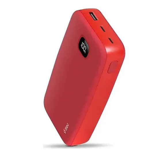 პორტატული დამტენი TTEC ChargeUp LCD 20000MAH Power bank Red 2BB211GK