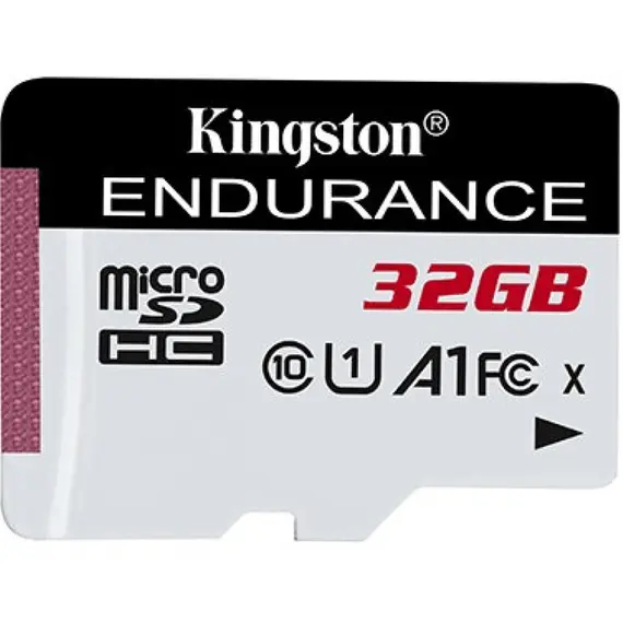 მეხსიერების ბარათი Kingston microSD  32GB C10 UHS-I R90/W45MB/s High Endurance