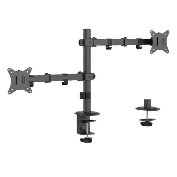 მონიტორის საკიდი Gembird MA-D2-03 Adjustable desk mounted double monitor arm 17"-32"