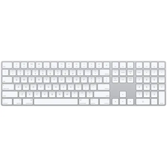 პლანშეტის კლავიატურა Apple Magic Keyboard with Numeric Keypad Wireless Rechargable Silver MQO52LL/A
