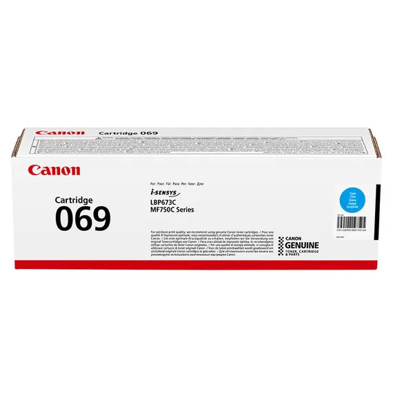 კარტრიჯი CANON 5093C002AA 069, TONER CARTRIDGE CYAN (1900 PAGES)