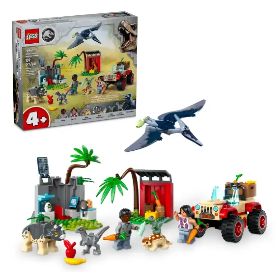 ლეგო LEGO Constructor JURASSIC WORLD BABY DINOSAUR RESCUE CENTER