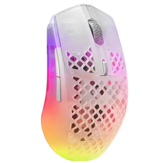 მაუსი SteelSeries Mouse Aerox 3, RGB, USB-A/WL/BT, Ghost