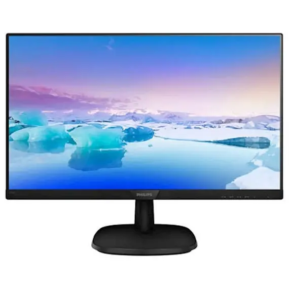 მონიტორი Philips 243V7QJABF/01, 23.8", Monitor, FHD, IPS, HDMI, VGA, DP, Black