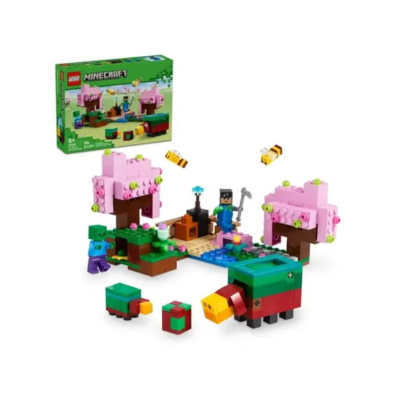 ლეგო LEGO Constructor Minecraft The cherry blossom garden