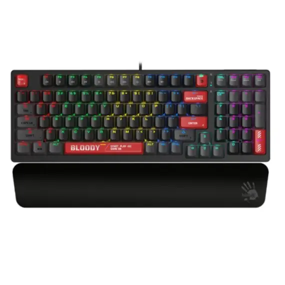 კლავიატურის აქსესუარი A4Tech Bloody PR-30 Cooling Gel Wrist-Rest Black