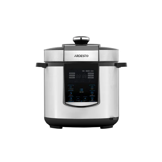 მულტისახარში Ardesto pressure cooker, 900W, bowl-6l, electronic control, recipes book, iron/plastic, silver