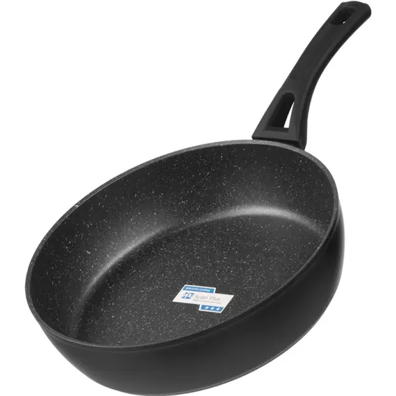 ტაფა Ardesto Deep Fry pan with lid Gemini Livorno, 28cm, aluminium, black