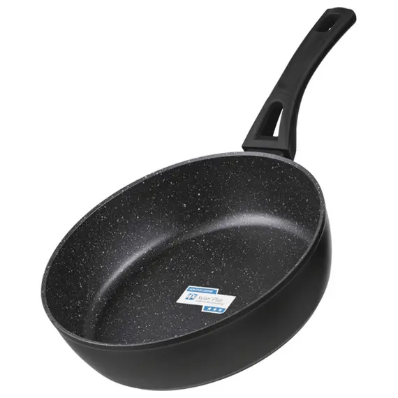 ტაფა Ardesto Deep Fry pan with lid Gemini Livorno, 26cm, aluminium, black