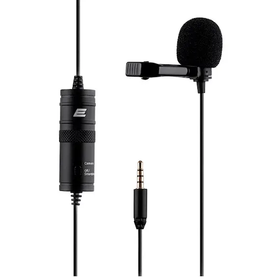 მიკროფონი 2E 2E-ML010, 3.5mm, Lavalier Microphone, Black