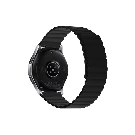 სმარტ საათის სამაჯური For Samsung Galaxy Watch 5 Silicone Watch Strap 20mm - Black