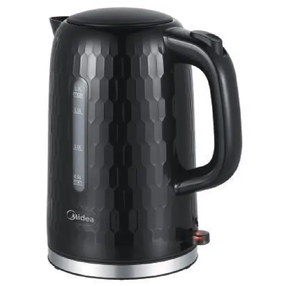 Midea MK-17D19A2-Black, 2200W, 1.7L, Electric Kettle, Black