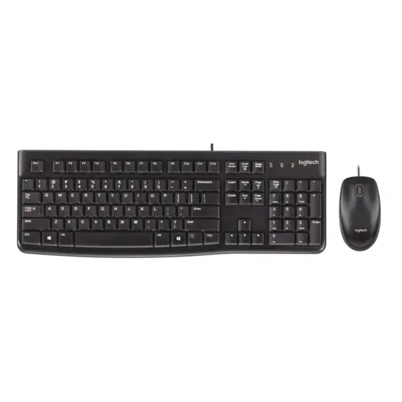 კლავიატურა და მაუსი Logitech MK120 Combo Russian layout USB