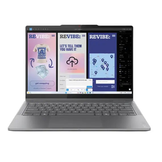 ნოუთბუქი Lenovo Yoga 7 2-in-1 14 WUXGA OLED Touch Core Ultra 7 256V 16GB 512GB SSD Integrated Arc Graphics Luna Grey