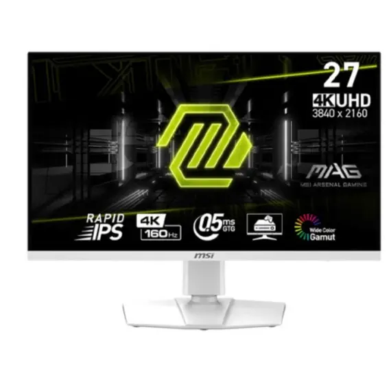 მონიტორი MSI MAG 274URFW 27" 4K UHD 160Hz 0.5ms 2xHDMI DP USB - 9S6-3CC29H-430