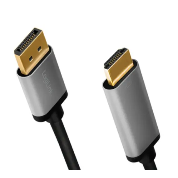 კაბელი Logilink CDA0107 4K/60Hz DisplayPort to HDMI cable 2m