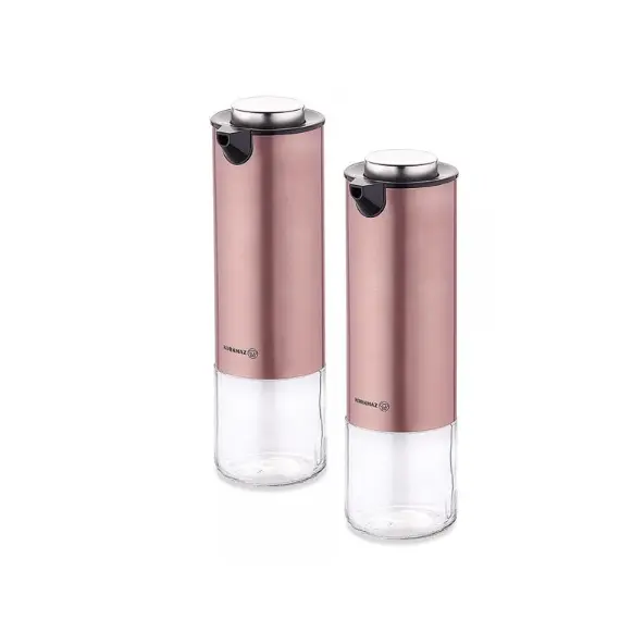 სამზარეულოს შუშის ბოთლები Korkmaz A5522-2 Oil&Vinegar Set Rosegold
