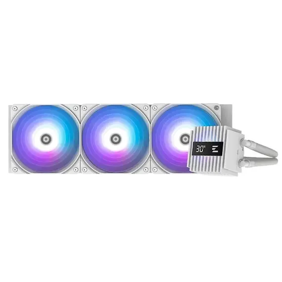 ქულერი Zalman LCS Alpha 2 A36 ARGB, LGA1700, 1200, 115x, AM5, AM4, TDP 360W, white