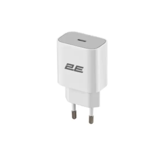 ადაპტერი 2E Wall Charger 30W USB-C PD, white