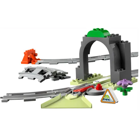 ლეგო LEGO Constructor DUPLO Town Train Tunnel and Tracks Expansion Set