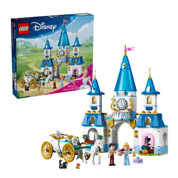 ლეგო LEGO Constructor Disney Princess Cinderella's Castle & Horse Carriage