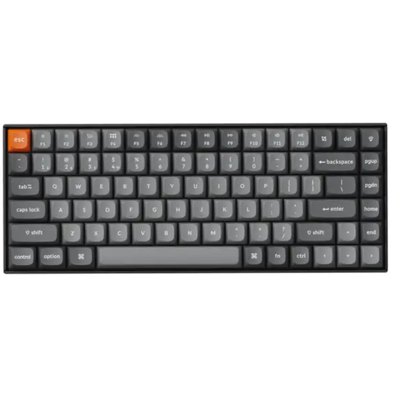კლავიატურა Keychron K2 Max 84 keys, K Brown, WL/BT/USB-A, RGB, black