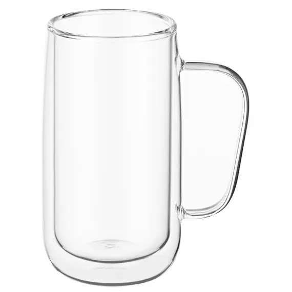 ჭიქების ნაკრები Ardesto AR2640BHR, 400ml, 2pcs, Double Wall Mug Set, Transparent