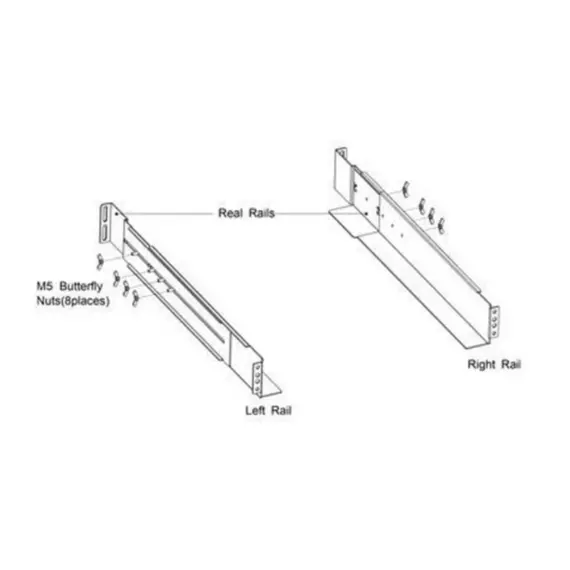 რეკის სამაგრი Rails for 1-3KVA RT