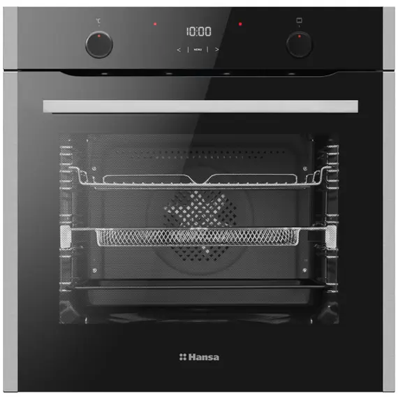 ჩასაშენებელი ღუმელი Hansa electrical, 77L, A+, display, convection, black